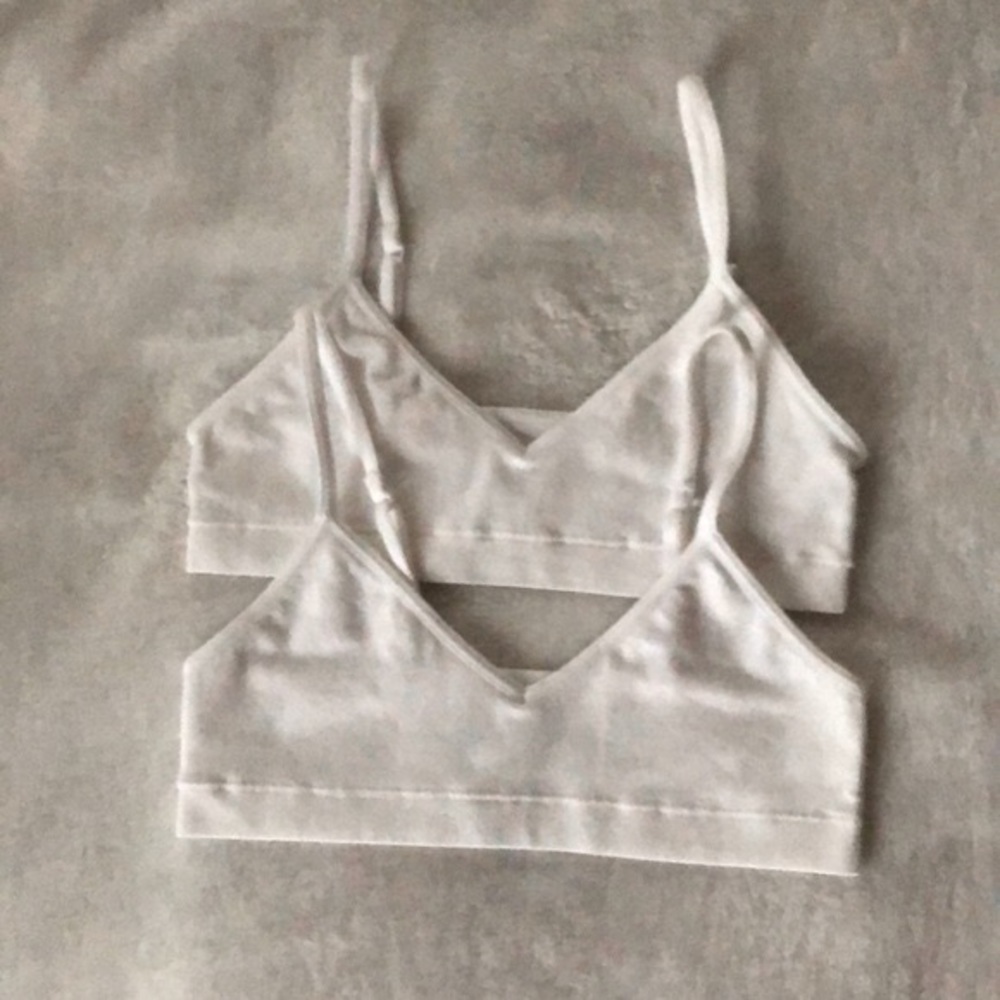 Girl’s, Training Bras, Hanes, Small, White, NWOT
